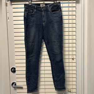 PAIGE Hoxton Crop Skinny Jeans Size 29